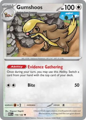 Gumshoos (MEG 110) Mega Evolution