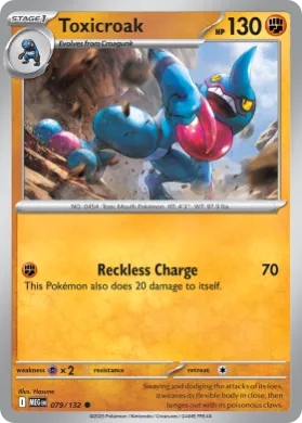Toxicroak (MEG 79) Mega Evolution