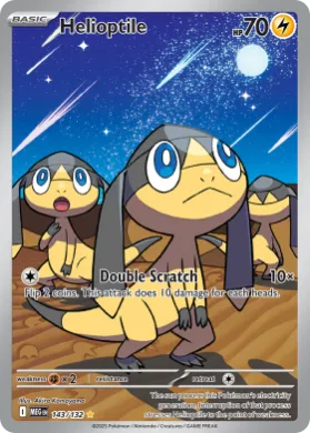 Helioptile (MEG 143) Mega Evolution