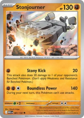 Stonjourner (MEG 81) Mega Evolution
