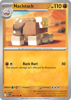 Naclstack (MEG 83) Mega Evolution