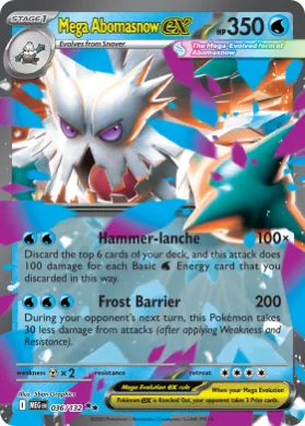 Mega Abomasnow ex (MEG 36) Mega Evolution