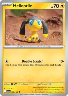 Helioptile (MEG 52) Mega Evolution