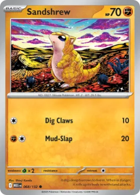 Sandshrew (MEG 68) Mega Evolution