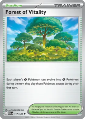 Forest of Vitality (MEG 117) Mega Evolution
