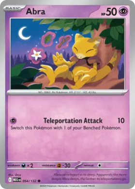 Abra (MEG 54) Mega Evolution