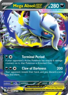 Mega Absol ex (MEG 86) Mega Evolution