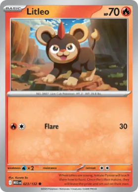 Litleo (MEG 23) Mega Evolution