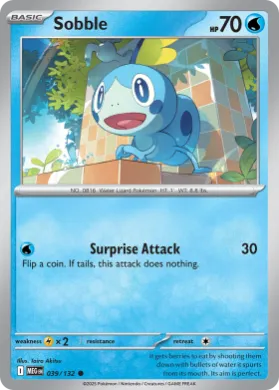 Sobble (MEG 39) Mega Evolution