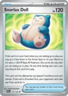 Snorlax Doll (PAR 175) Paradox Rift