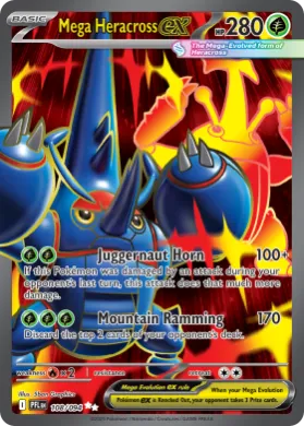 Mega Heracross ex (PFL 108) Phantasmal Flames