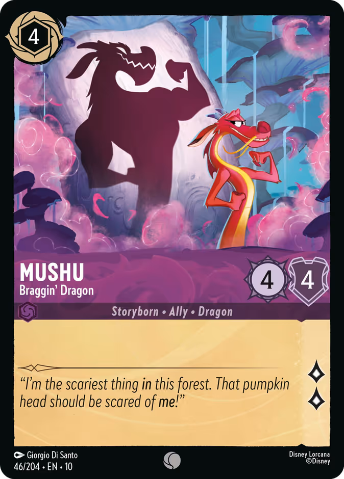 Mushu - Braggin' Dragon