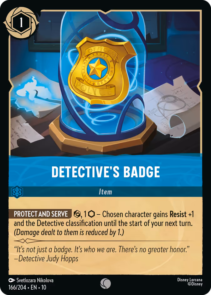 Detective's Badge (10WHI 166) Whispers in the Well