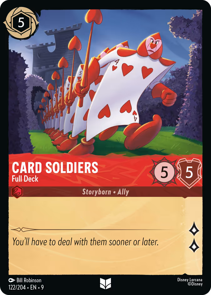 Card Soldiers (9FAB 122) Fabled