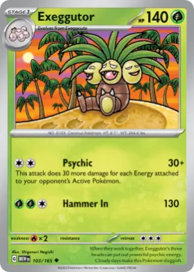 Exeggutor (MEW 103) 151