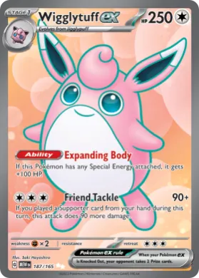 Wigglytuff ex (MEW 187) 151