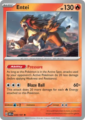 Entei (OBF 30) Obsidian Flames