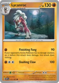 Lycanroc (OBF 117) Obsidian Flames