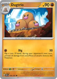 Dugtrio (OBF 104) Obsidian Flames