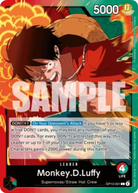 Monkey.D.Luffy (OP13 OP13-001) Carrying on His Will