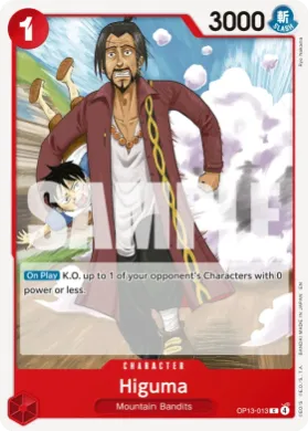 Higuma (OP13 OP13-013) Carrying on His Will