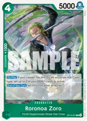 Roronoa Zoro (OP13 OP13-037) Carrying on His Will