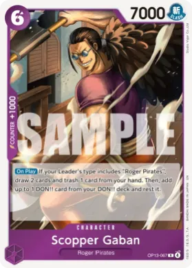 Scopper Gaban (OP13 OP13-067) Carrying on His Will