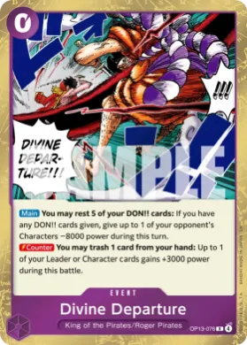 Divine Departure (OP13 OP13-076) Carrying on His Will