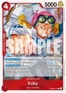 Koby (PRB02 PRB02-001) One Piece Card The Best Vol.2