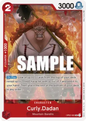 Curly.Dadan (PRB02 OP02-005) One Piece Card The Best Vol.2
