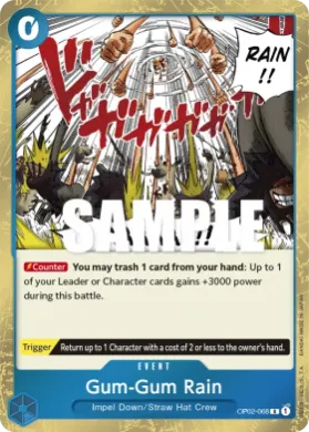 Gum-Gum Rain (PRB02 OP02-068) One Piece Card The Best Vol.2