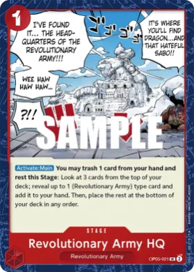 Revolutionary Army HQ (PRB02 OP05-021) One Piece Card The Best Vol.2