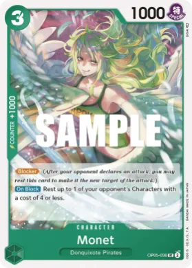 Monet (PRB02 OP05-036) One Piece Card The Best Vol.2