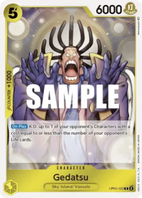 Gedatsu (PRB02 OP05-102) One Piece Card The Best Vol.2