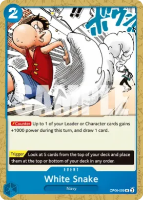 White Snake (PRB02 OP06-059) One Piece Card The Best Vol.2