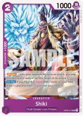 Shiki (PRB02 OP06-073) One Piece Card The Best Vol.2