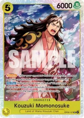 Kouzuki Momonosuke (PRB02 OP06-107) One Piece Card The Best Vol.2