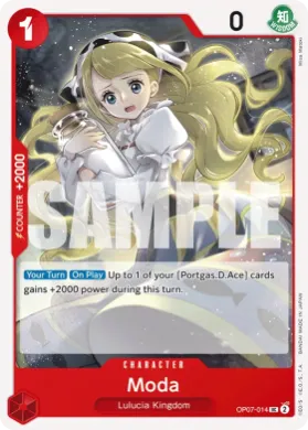 Moda (PRB02 OP07-014) One Piece Card The Best Vol.2