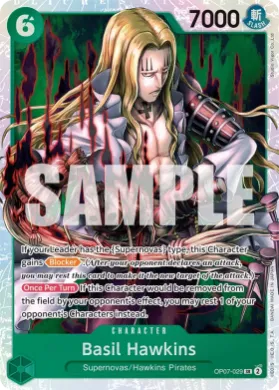 Basil Hawkins (PRB02 OP07-029) One Piece Card The Best Vol.2