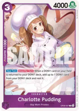 Charlotte Pudding (PRB02 OP08-067) One Piece Card The Best Vol.2