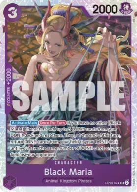 Black Maria (PRB02 OP08-074) One Piece Card The Best Vol.2