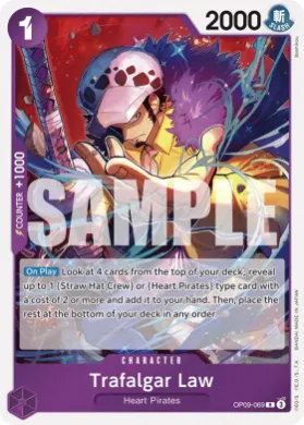 Trafalgar Law (PRB02 OP09-069) One Piece Card The Best Vol.2