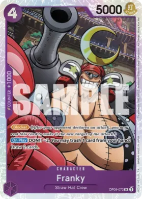 Franky (PRB02 OP09-072) One Piece Card The Best Vol.2
