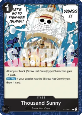 Thousand Sunny (PRB02 ST14-017) One Piece Card The Best Vol.2