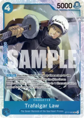 Trafalgar Law (PRB02 ST17-002) One Piece Card The Best Vol.2