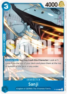 Sanji (PRB02 P-068) One Piece Card The Best Vol.2