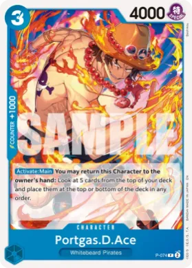 Portgas.D.Ace (PRB02 P-074) One Piece Card The Best Vol.2