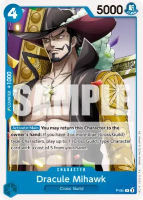 Dracule Mihawk (PRB02 P-081) One Piece Card The Best Vol.2