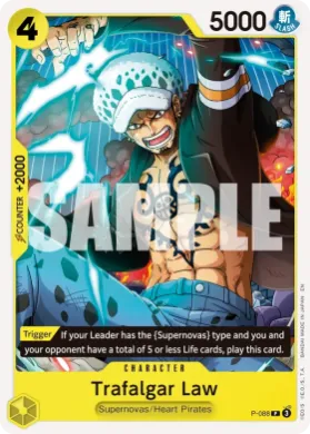 Trafalgar Law (PRB02 P-088) One Piece Card The Best Vol.2