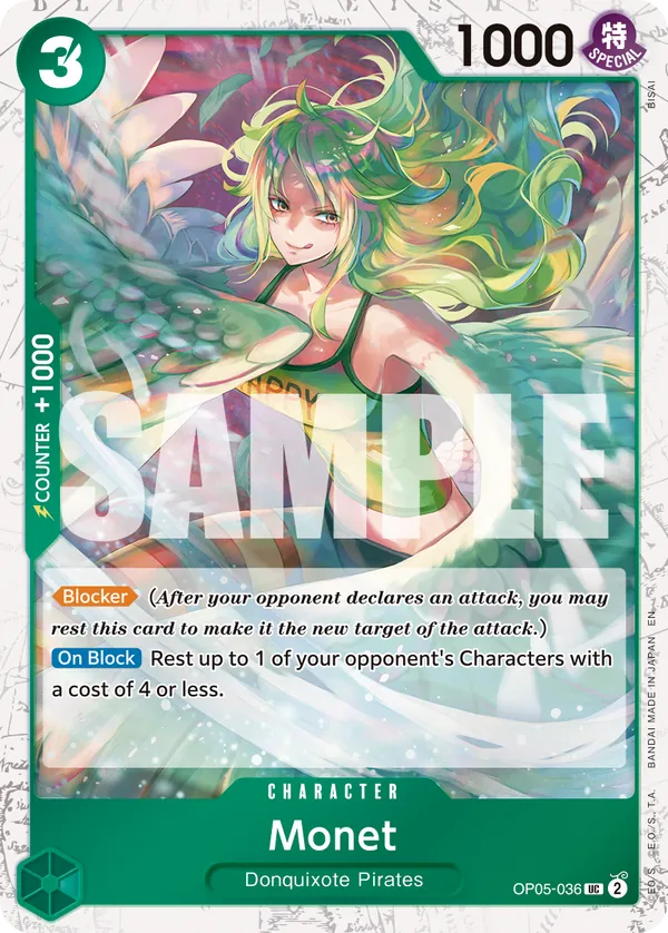 Monet OP05-036 One Piece card
